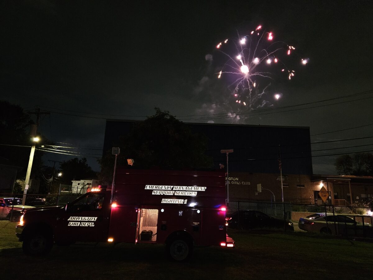“Arlington Shines Bright: A Night of Unity, Lights, and Fireworks”